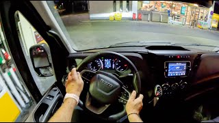 2023 Iveco Daily Night F1C 30 L 180HP 0100 POV Test Drive 1851 Joe Black [upl. by Bunnie]