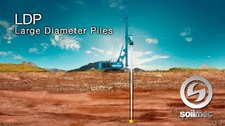 Large Diameter Piles Technology Soilmec [upl. by Attennod]