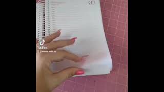 Agenda personalizada alfabeto floral rosa e pink [upl. by Daeriam432]