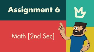 2nd Sec Assignment 6 Math  SB [upl. by Rosemare]