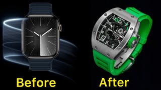 Apple Watch 44mm Transformation Richard Mille Case❗️Unboxing Case Apple Watch❗️2024 [upl. by Alokin193]