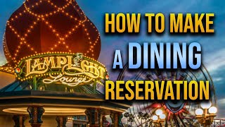 How to make a Disneyland dining reservation 2021  Web and Disneyland App [upl. by Quentin816]