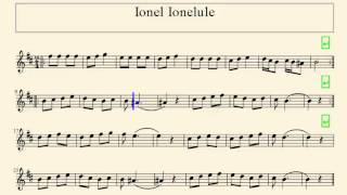 RO Partitura  Ione Ionelule [upl. by Atiner]