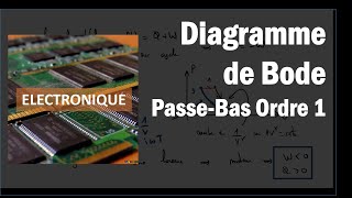 Comment tracer le diagramme de Bode dun passebas dordre 1 [upl. by Baptlsta]