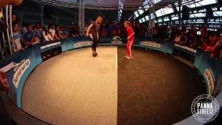 Belgian Panna Championship 2014 Girls Final Aleksandra vs Alejna victory with panna [upl. by Elman]