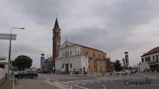 Campane della chiesa di SantAndrea di Campodarsego PD rintocchi delle 17 [upl. by Londoner]