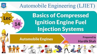 L 14 CI ENGINE FUEL INJECTION PART 1  INTRODUCTION  Automobile Engines  Automobile [upl. by Asiled]