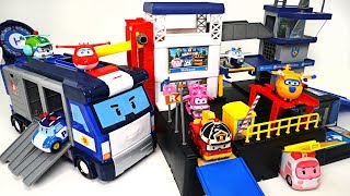 Robocar Poli and Super Wings have a NEW mobile and rescue headquarters  DuDuPopTOY [upl. by Arelus]