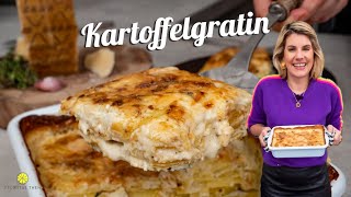 Das perfekte Kartoffelgratin  cremig amp knusprig  mit Grana Padano  Felicitas Then [upl. by Einad]