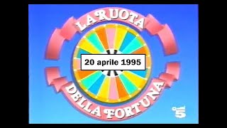 La Ruota della fortuna Canale5 20 aprile 1995 [upl. by Yneffit]