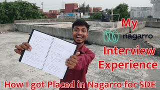 My Nagarro Interview Experience  How I got placed in Nagarro for SDE  vlog13 [upl. by Rohpotsirhc607]