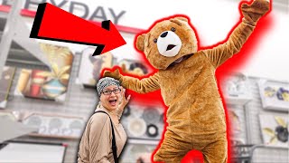 GIANT TEDDY BEAR PRANK [upl. by Noryb881]