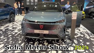 Peugeot 5008 GT 12 PureTech 136 Hybrid Interior And Exterior  Sofia Motor Show 2024 [upl. by Amargo]