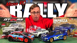 AWESOME Micro RC Rally Cars 8000kv Brushless Carisma GT24 [upl. by Gabriella]