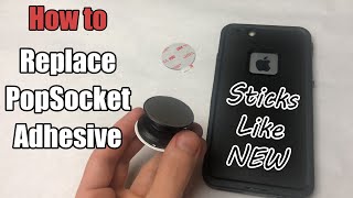 How to Replace PopSocket Adhesive Sticky Part [upl. by Elolcin338]