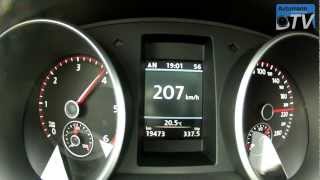 2012 Golf 6 GTD  0220 kmh acceleration 1080p FULL HD [upl. by Cybil]