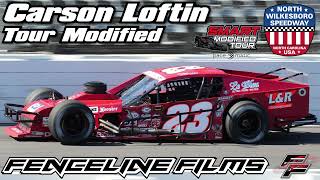 Carson Loftin Smart Modified Tour North Wilksboro Speedway 2024 [upl. by Ama]