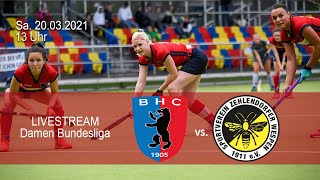 Berliner HC vs Zehlendorfer Wespen Damen 20032021 Anpfiff 1300 BHC HockeyBundesliga Live [upl. by Yurik]