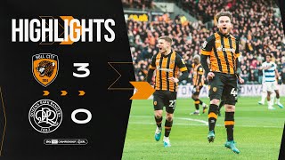 Hull City 30 Queens Park Rangers  Highlights  Sky Bet Championship [upl. by Mikah]