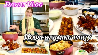 Welcoming our First Guest in New HouseHousewarming party vlog [upl. by Raffaello]