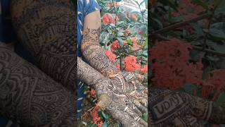 Mehendi design 🫶engagement look shortvideo love mehendi engagement ytshorts shortvideo love [upl. by Ahsener]