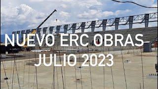 Avances del Nuevo Estadio ERC en Heredia avanza la colocación de graderías Este y Oeste herediano [upl. by Iaj]