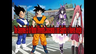 Crossover FanficGoku y Vegeta En Date a LiveParte 1 [upl. by Shirah]