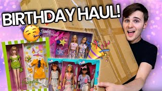 Its My BIRTHDAY Doll Haul Slumber Party Dolls Barbie Maxie Silkstone Francie [upl. by Queenie]