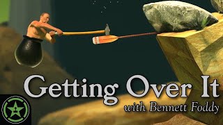 Getting Over it 🤯 this game sucks your mind adventure time Hammer man climbing mountain [upl. by Amled587]