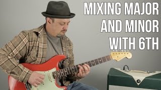 Lead Guitar Lesson  Mixing Major and Minor in Your Solos Using the Major 6th [upl. by Wadlinger]