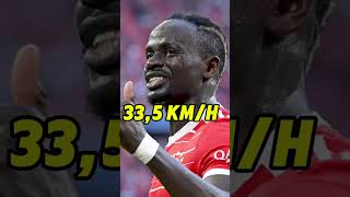 😱mané vitesse 335km par heure football mané [upl. by Frayne]