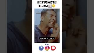 quotTag Your Friend Who Invested in Losing IPOs 😂  Watch This Before You Investquot stockmarket [upl. by Leiria]