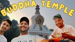 Dehradun Buddha Temple  Trying Laphing Dish For The First Time ❤️  Uttrakhand [upl. by Anaig660]