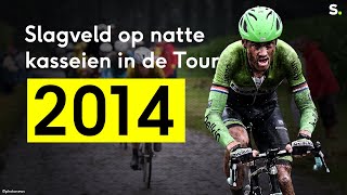 Sporza Retro Lars Boom en Vincenzo Nibali blinken uit op natte kasseien in de Tour [upl. by Attayek]