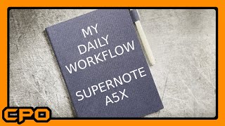 My Daily Workflow  Ratta Supernote A5X [upl. by Katherin]