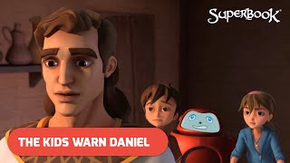 The Kids Warn Daniel  Clip from Roar  Superbook S01 E07 [upl. by Zaslow]