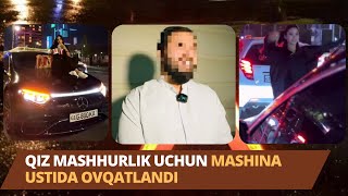 Qiz mashhurlik uchun mashina ustida ovqatlandi [upl. by Iolande]