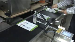 inkjet printing demonstration print on pouches [upl. by Stavro689]