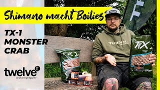 Der neue MONSTERCRAB Boilie von SHIMANO TRIBAL  Karpfenköder  TX1 Range  Food Sirup  Baitpimp [upl. by Erdnaid]