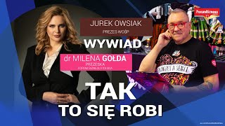 Jurek Owsiak w wywiadzie z Mileną Gołda [upl. by Lydnek953]