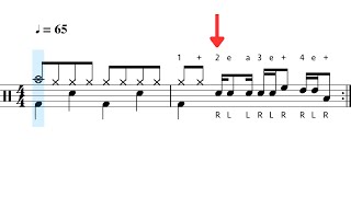 Drum Fills that Start on Beat 2 for Beginners PracticeAlong 🥁🎵 [upl. by Hobbie]