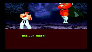 04Street Fighter Alpha 3 Ryu vs M Bison [upl. by Hannavahs]