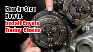 Coyote Timing Chain Installation [upl. by Stanfill197]