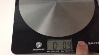 Salter Slim Design Electronic Platform Kitchen Scale [upl. by Namhar833]