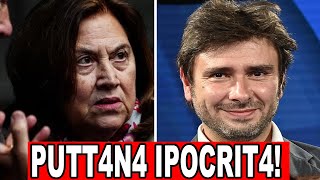 LUCIA ANNUZIATA AFFRONTA LE CRITICHE IN DIRETTA NON SEI ALTRO CHE UN IDIOTA [upl. by Jacinto]