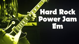 E Minor Hard Rock Backing Track For Guitar 2018 [upl. by Risteau]