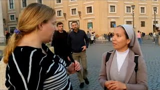 Police disrupt interview with Catholic Nun [upl. by Mccahill572]