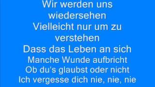 Selig  Wir werden uns wiedersehen Lyrics [upl. by Adnahsam]