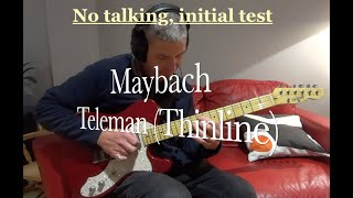 Guitar DEMO Maybach T68 Custom Shop Teleman Thinline Tele TELECASTER TUESDAY [upl. by Bentley]