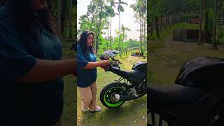 Lady rider motovlog reels automobile uk07raider bikerider bikerider reelsvideo love rider [upl. by Teodoro]